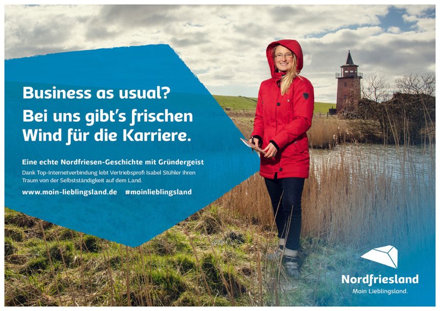 Moin Lieblingsland Kampagne Isabel Stühler